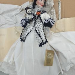 Vintage Lot Of 7 Gone With The Wild Franklin Mint Collector Porcelain Dolls 