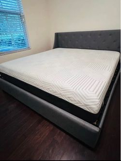 King size 12 inch memory foam mattress