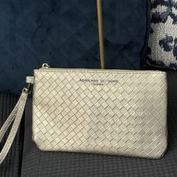 Adrienne Vittadini Gold Clutch/Wallet 