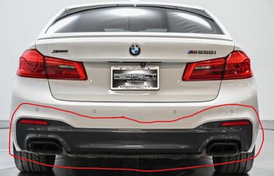 for 2017-2020 BMW 5 series Original diffuser in perfect condition