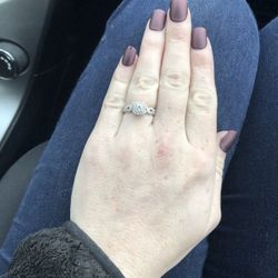 Neil Lane Engagement Ring 1 ct tw Diamonds14K White Gold