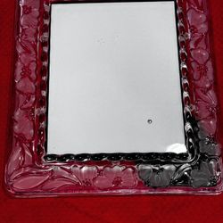  Waterford Marquis Crystal Floral  Frame In Box   8x10