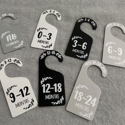 Clothing Size Hangers 