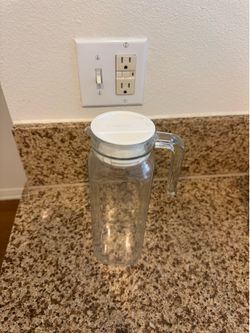 glass pitcher