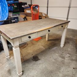 Desk And Bookshelf 
