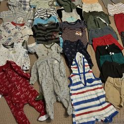 38 Pieces Size 6-9 Months Boy Clothing 