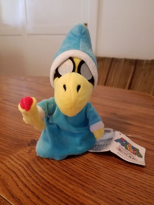 Kamek Magikoopa plush from Super Mario Bros