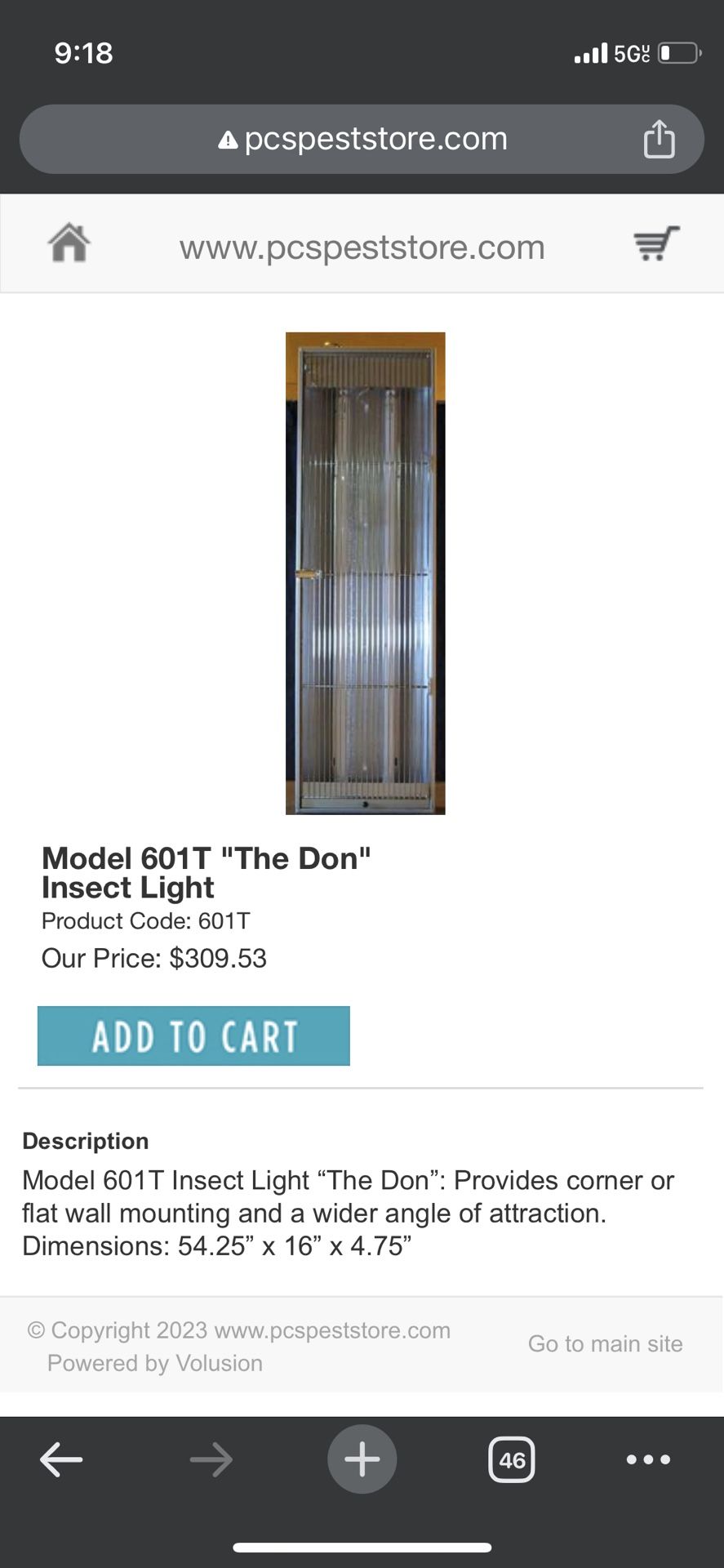 mosquitoes killer lamp incest light the don model 601t zapper