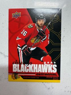 25-26 2025-26 UD Andrew Ladd YELLOW Blackhawks Centennial  #99