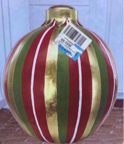24 Inch Ornament For Christmas 🤶 🎅 🎄 Hand painted ornament For Indoor And Outdoor Ceramic