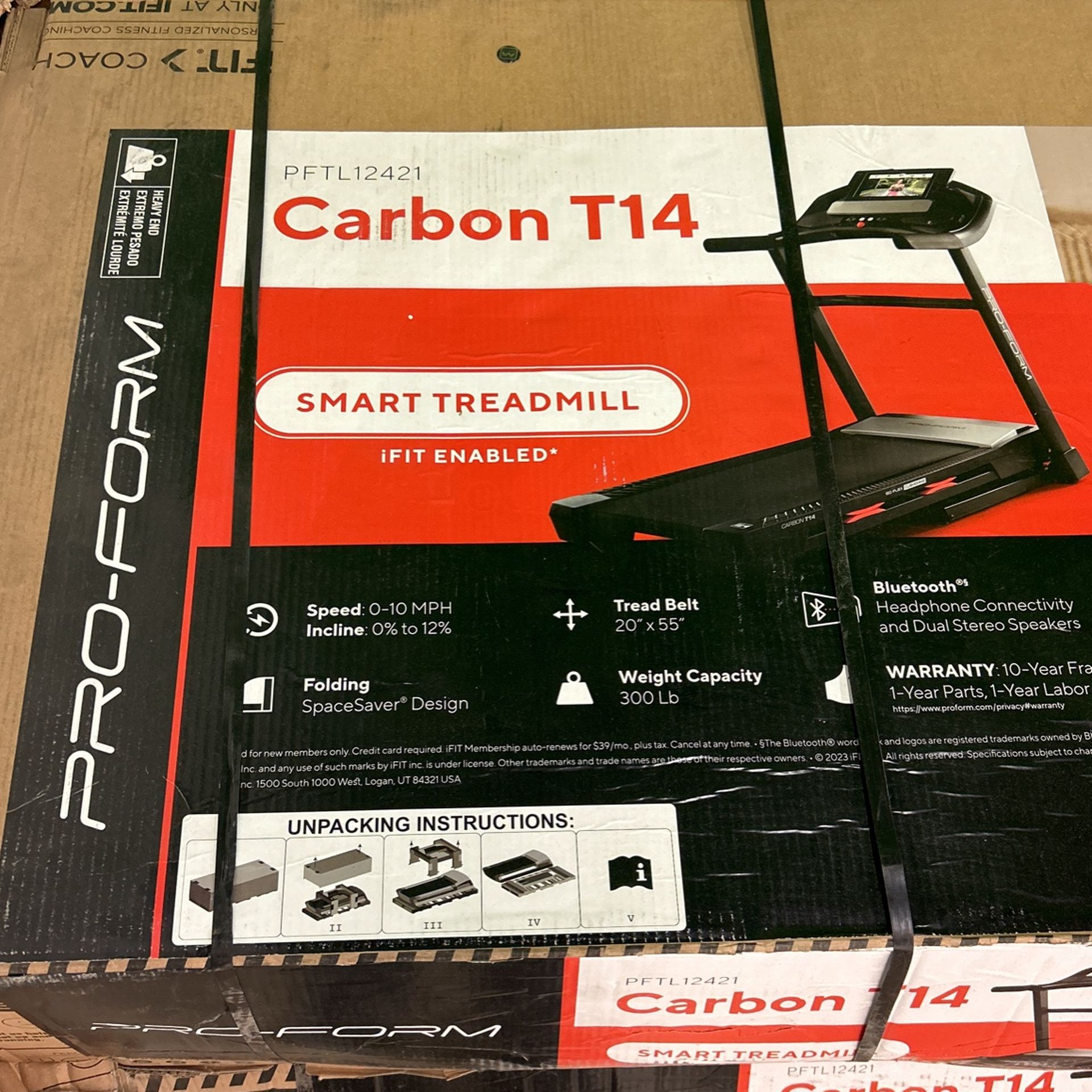 PFTL12421 Carbon T14 Smart Treadmill