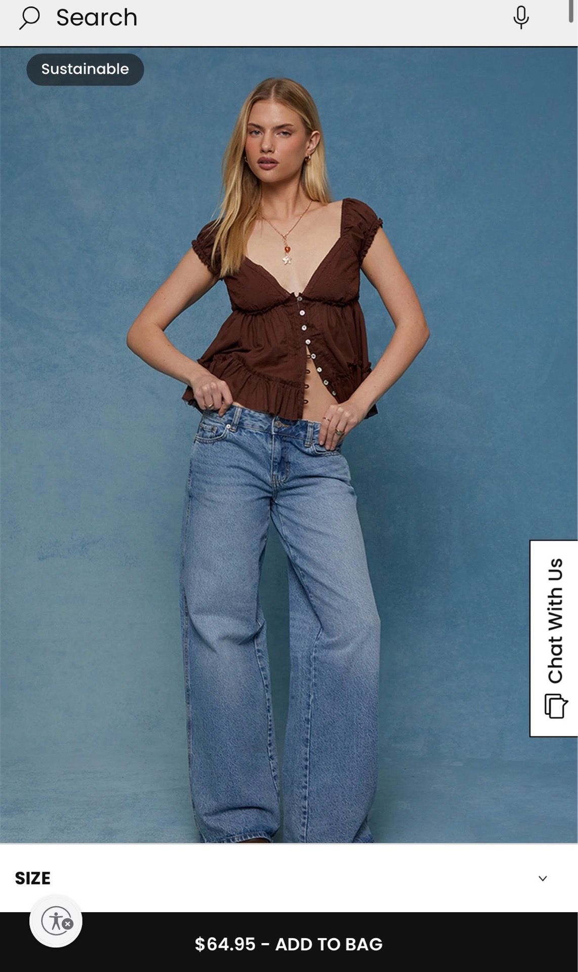 Size 22 Pacsun Casey Low Rise Baggy Jeans Astrid