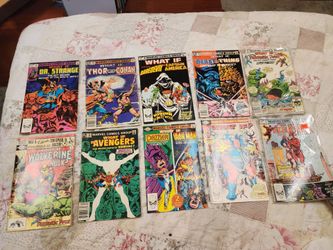 Marvel Comics What If...? Mixed Comic Book Lot Dr. Strange Thor Avengers Bronze