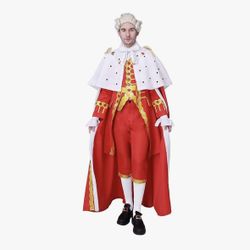 🆕 Hamilton Cosplay King’s Robe Outfit George Washington Costume 