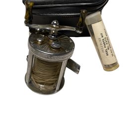 Pflueger Summit No. 1993 Vintage Baitcasting Reel Engraved Nickel Silver USA