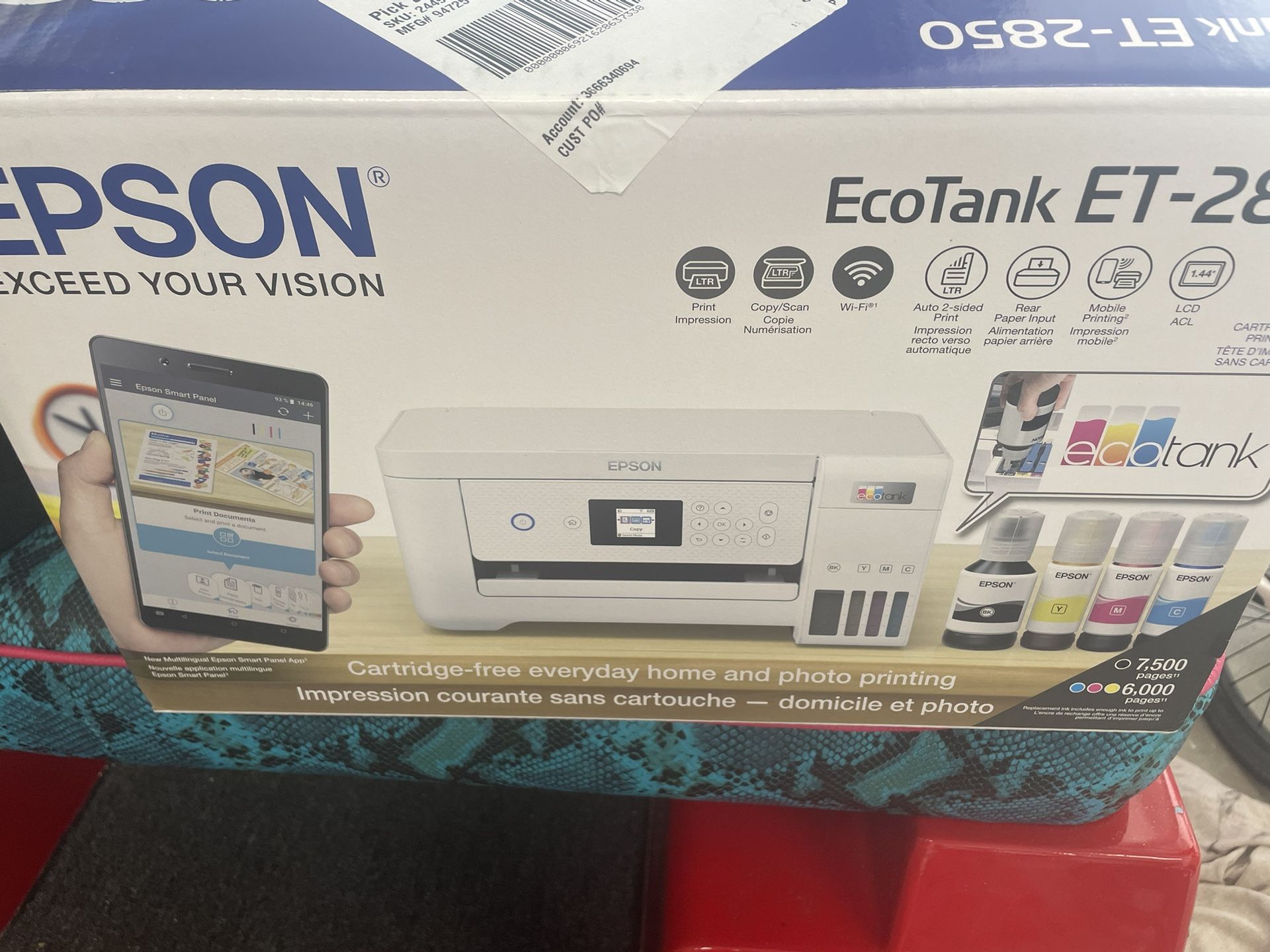 Epson EcoTank 2850 Printer