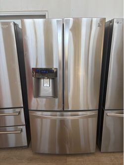 Stainless Steel Kenmore Elite fridge