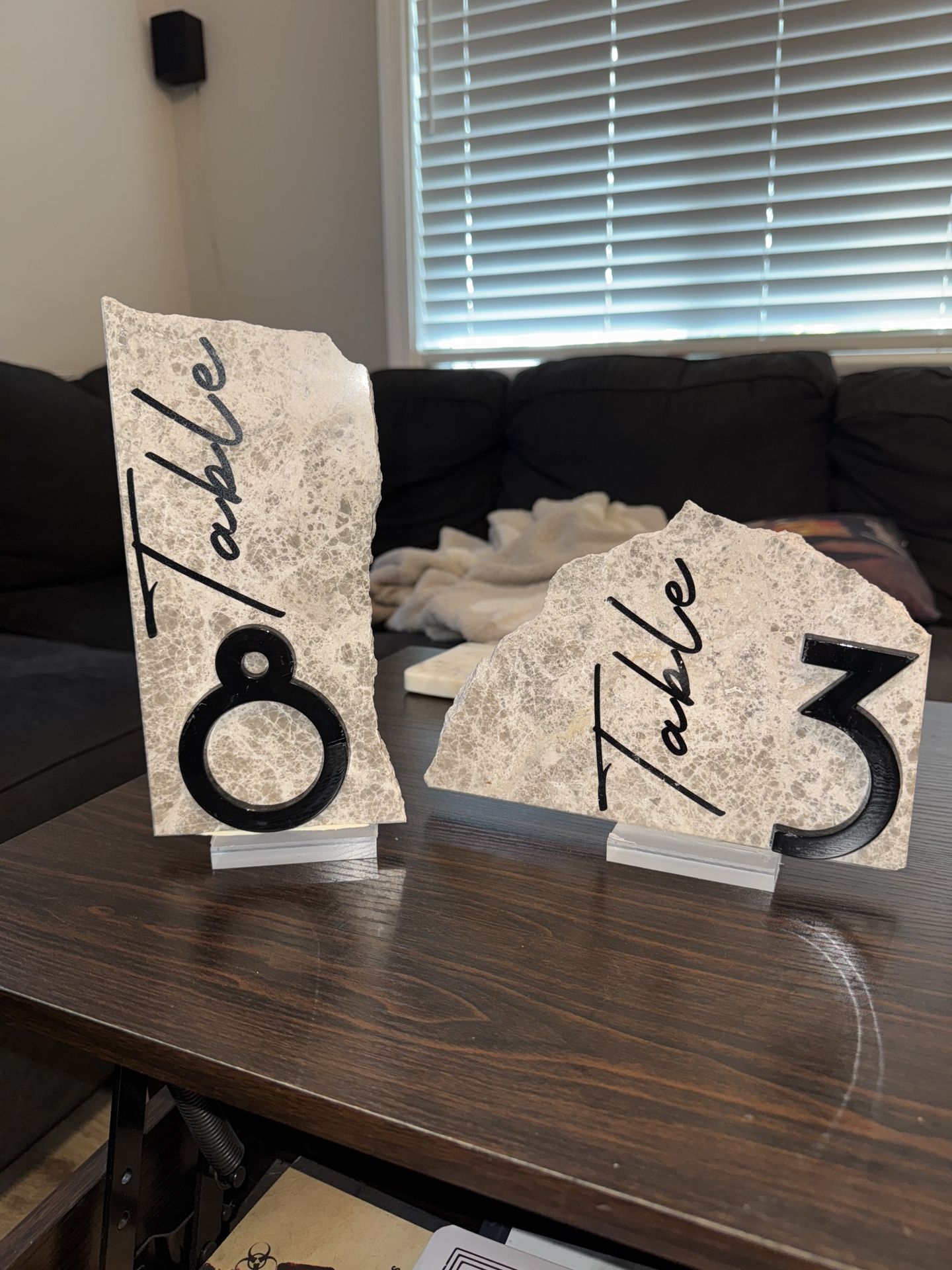 Tile Table Numbers For Wedding Or Event Party