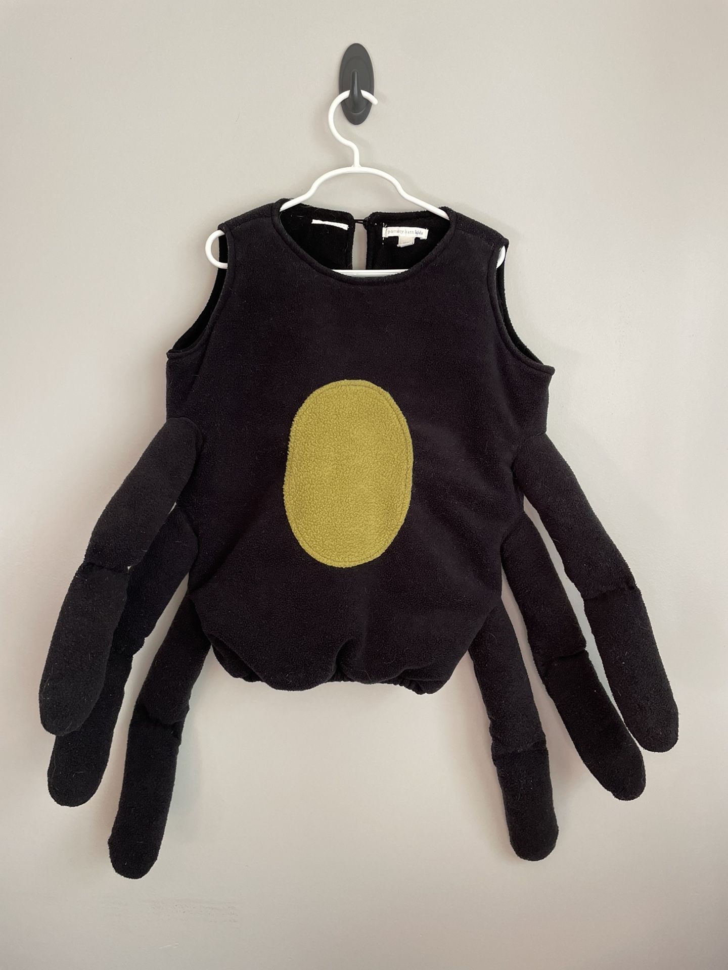 POTTERY BARN KIDS Halloween Costume THICK WARM PADDED ORIGINAL BLACK SPIDER COSTUME 2-3 Years