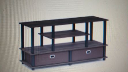 Furrino JAYA TV Stand, Walnut