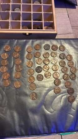 Some wheat Pennies , $2 bills 1928,1953 &1 bill 1957 , * star note collection of $1 bills , small assortment of fancy serial numbers ,