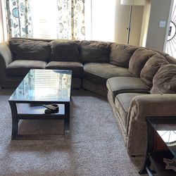 Large Brown Sectional