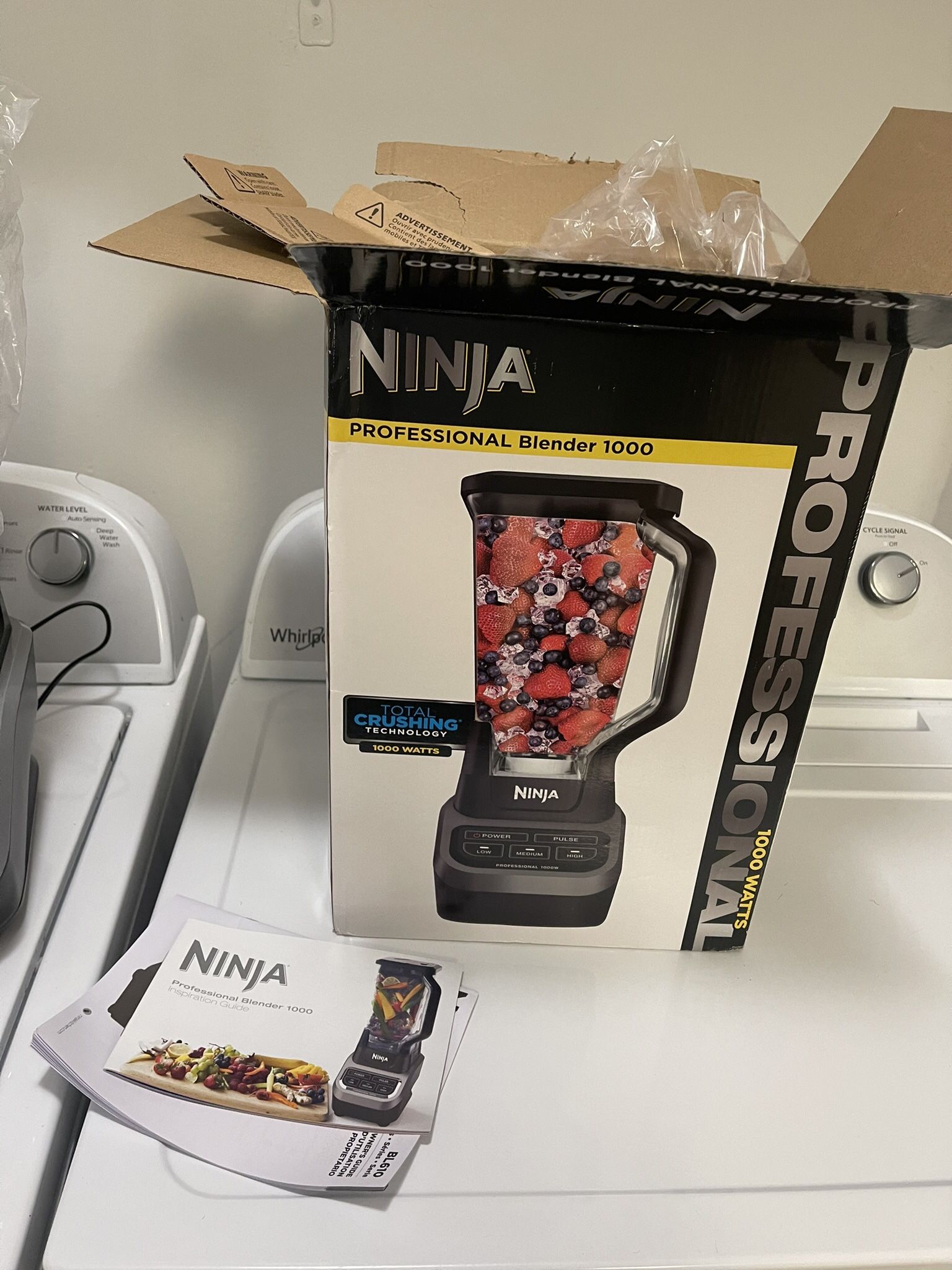 Ninja Blender 1000 Watts Total Crushing Tech