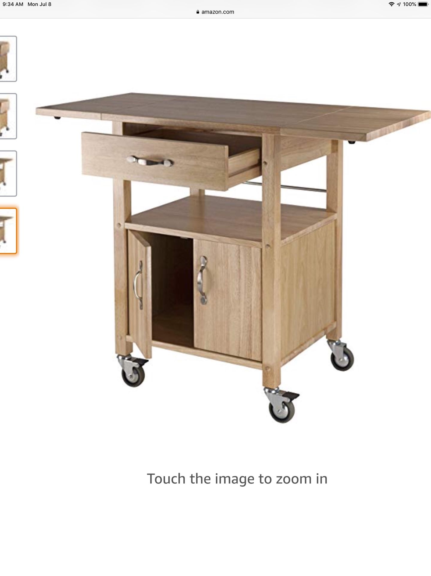 Kitchen cart new in box