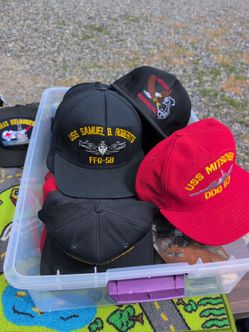 Navy hats others lot