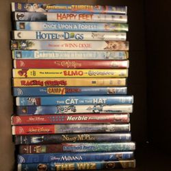 18 Children’s DVDs   Lot # 5. $1. or  $15. For Al