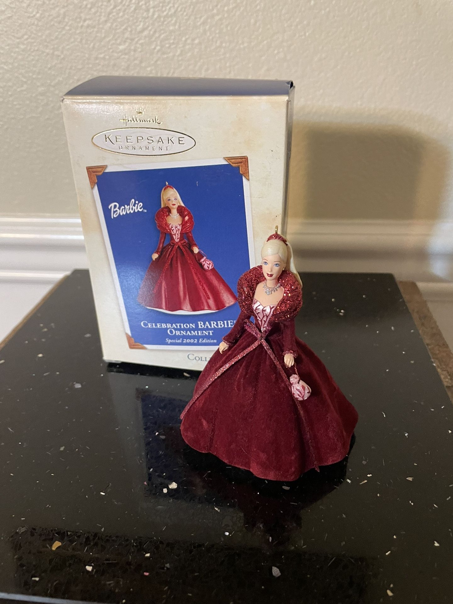 Hallmark 2002 Keepsake Ornament Celebration Barbie