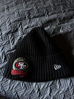 49ers Black Beanie 