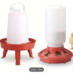 Chicken feeder and water kit