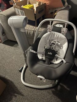 Baby Swing / Rocker- Joie Miso 2-in-1 Swing & Rocker - Logan