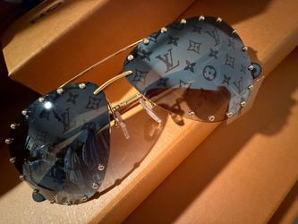 Louis Vuitton The Party Monogram Aviator Sunglasses Z1365U – Gold – Full Set + Receipt