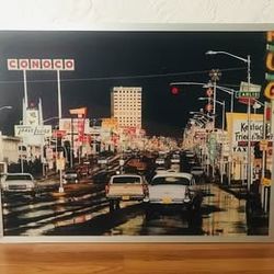 Framed Print-Route 66-Albuquerque-47" x 35"