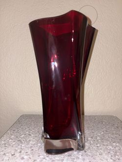 Beautiful glass vase