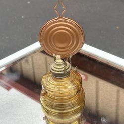 Oil Lamp - Amber Base