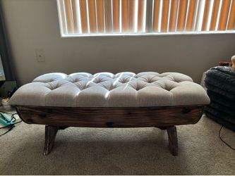Cute bench hideaway