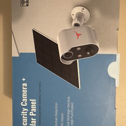 Solar Powered Security Camera
