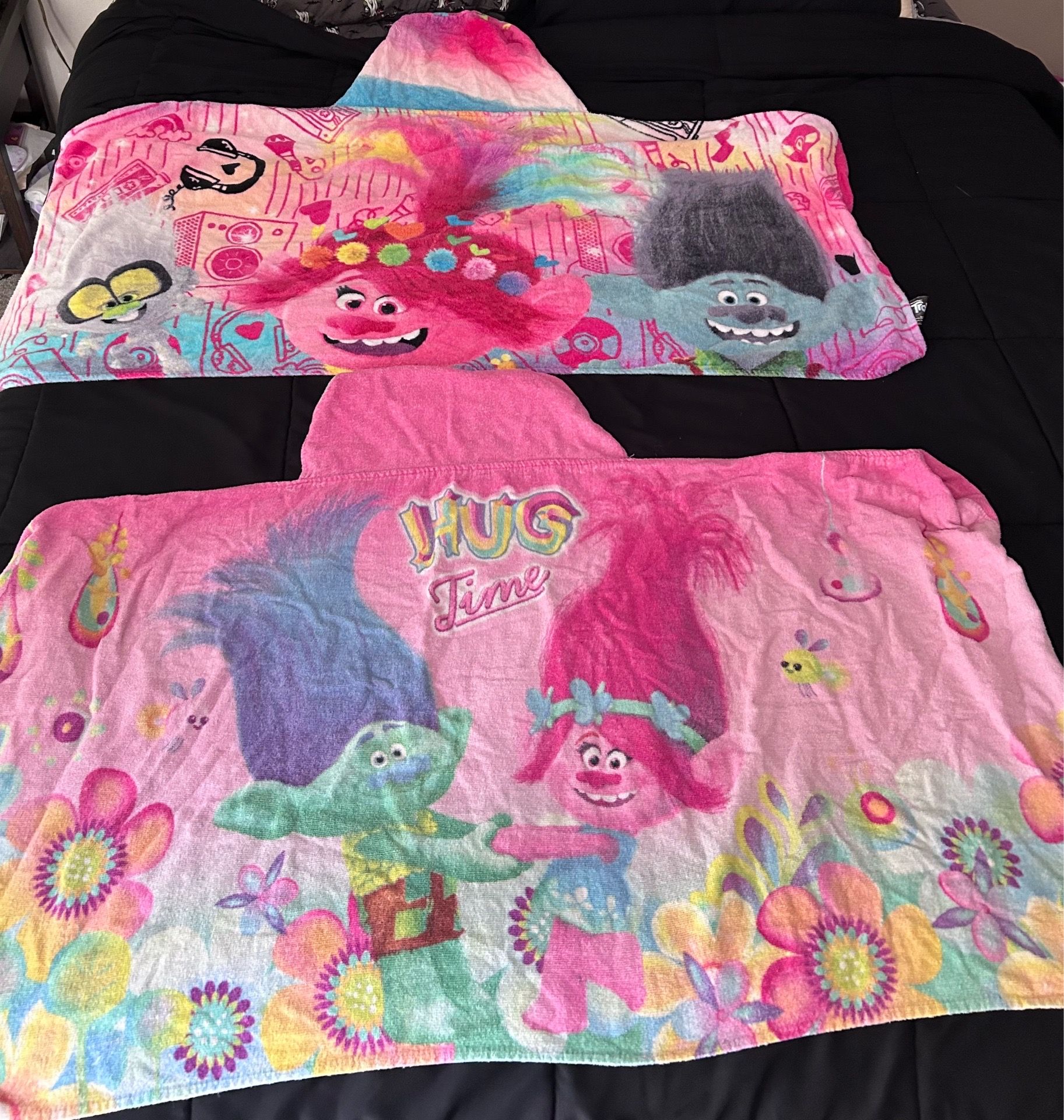 Set of Trolls toddler towels