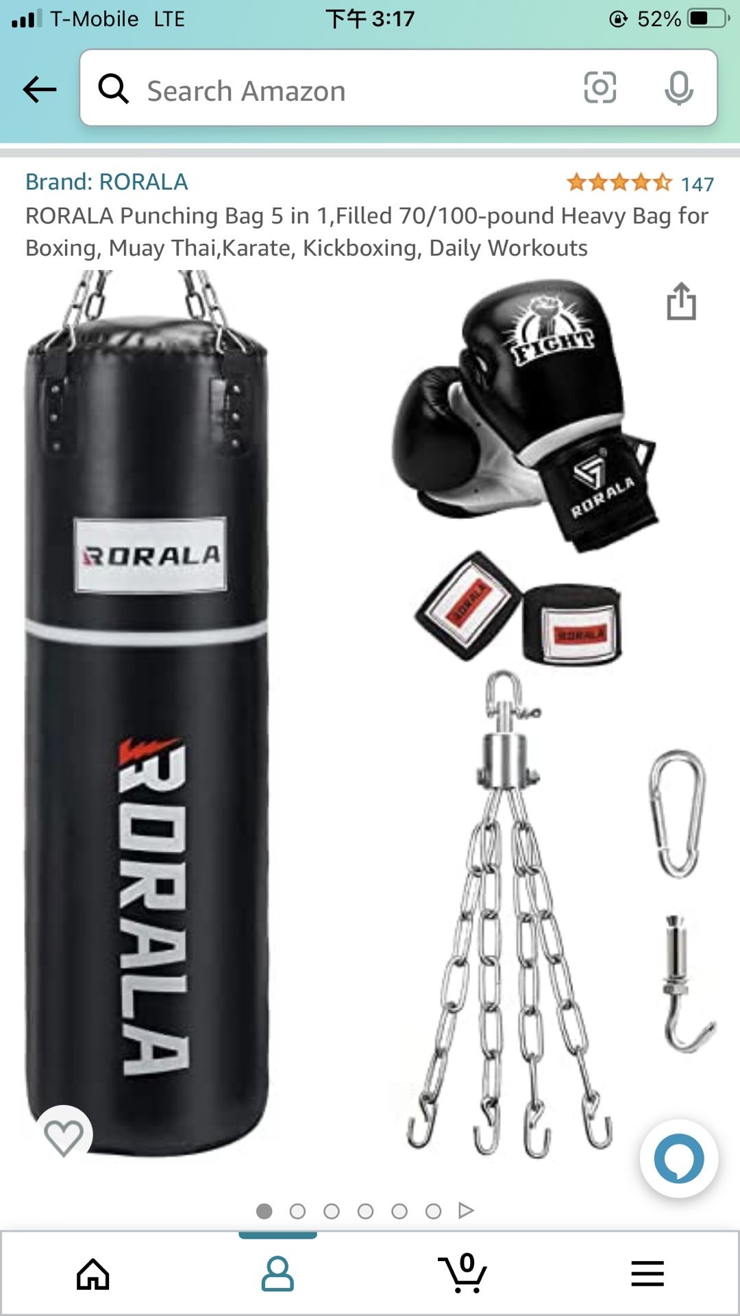 New punching bag