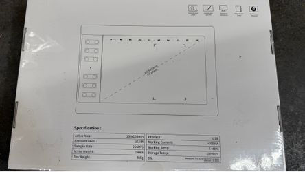 10X6 Inch Graphics Drawing Tablet