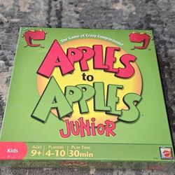 APPLES to APPLES Junior (2007) Game Of Crazy Comparison Brand New Factory Sealed