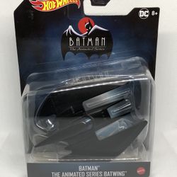 BATMAN THE ANIMATED SERIES BATWING - Mattel Hot Wheels 1:50 Scale NEW WAVE 3