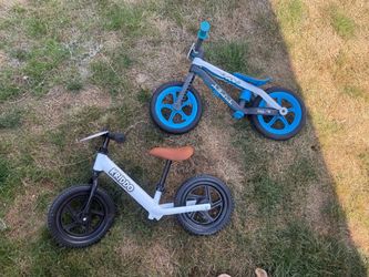 Kriddo and Chillafish balance bikes