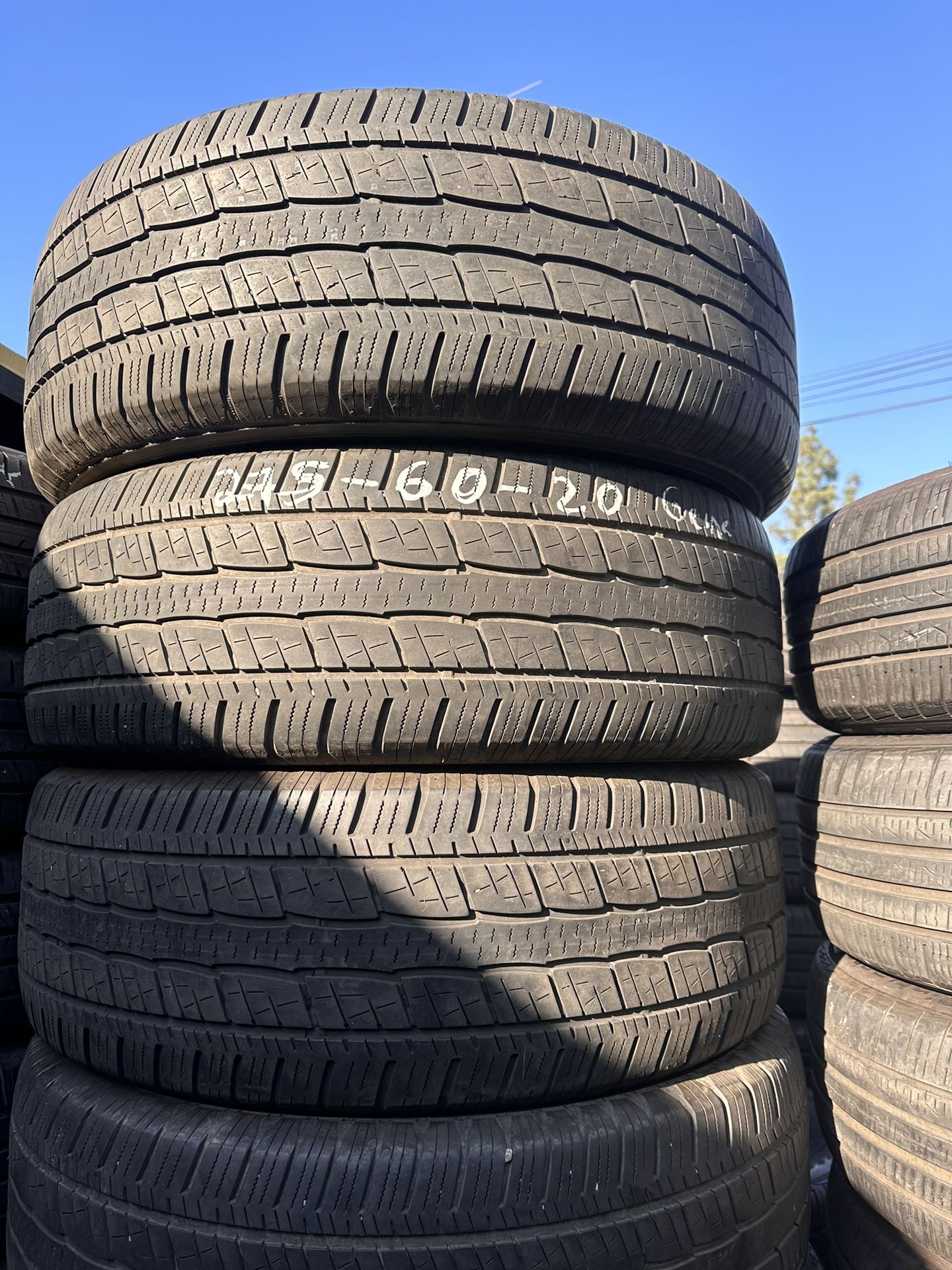 275/60/20 Goodyear #4 Used Tires Installed And Balanced 