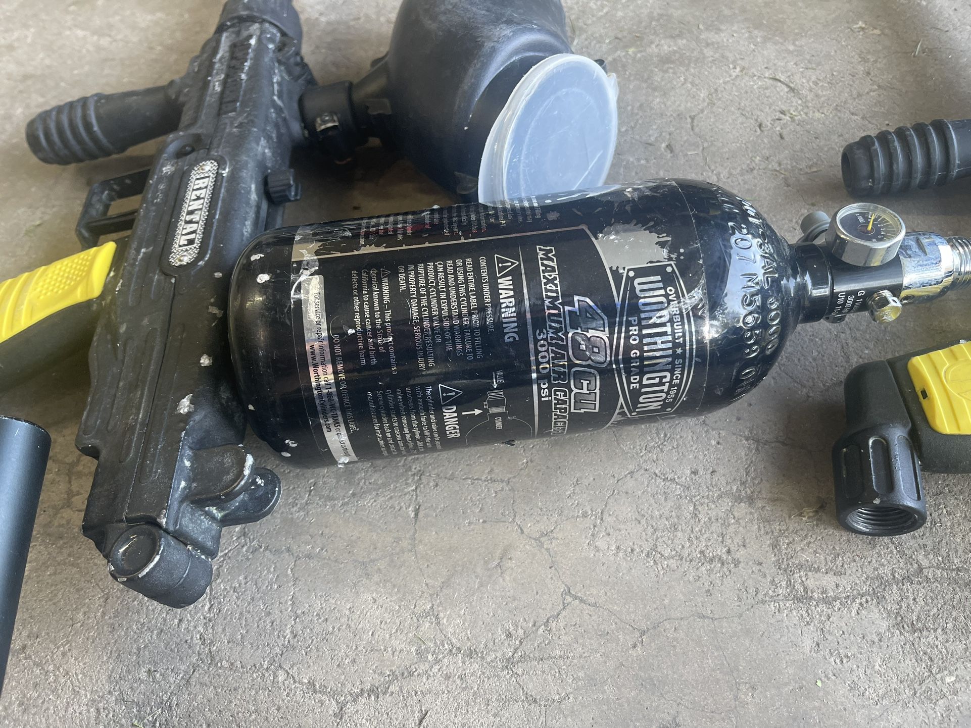 4 Tippman Paintball Guns