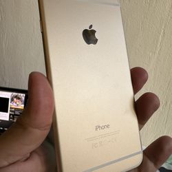 Unlocked Gold iPhone 6 Plus 128GB 99% Battery