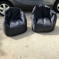 2 Big Joe Bean Bag Childs Chairs